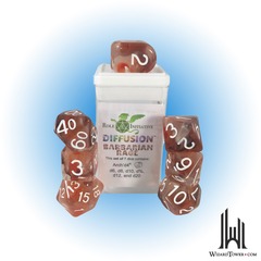 SET OF 15 DICE: DIFFUSION BARBARIAN RAGE